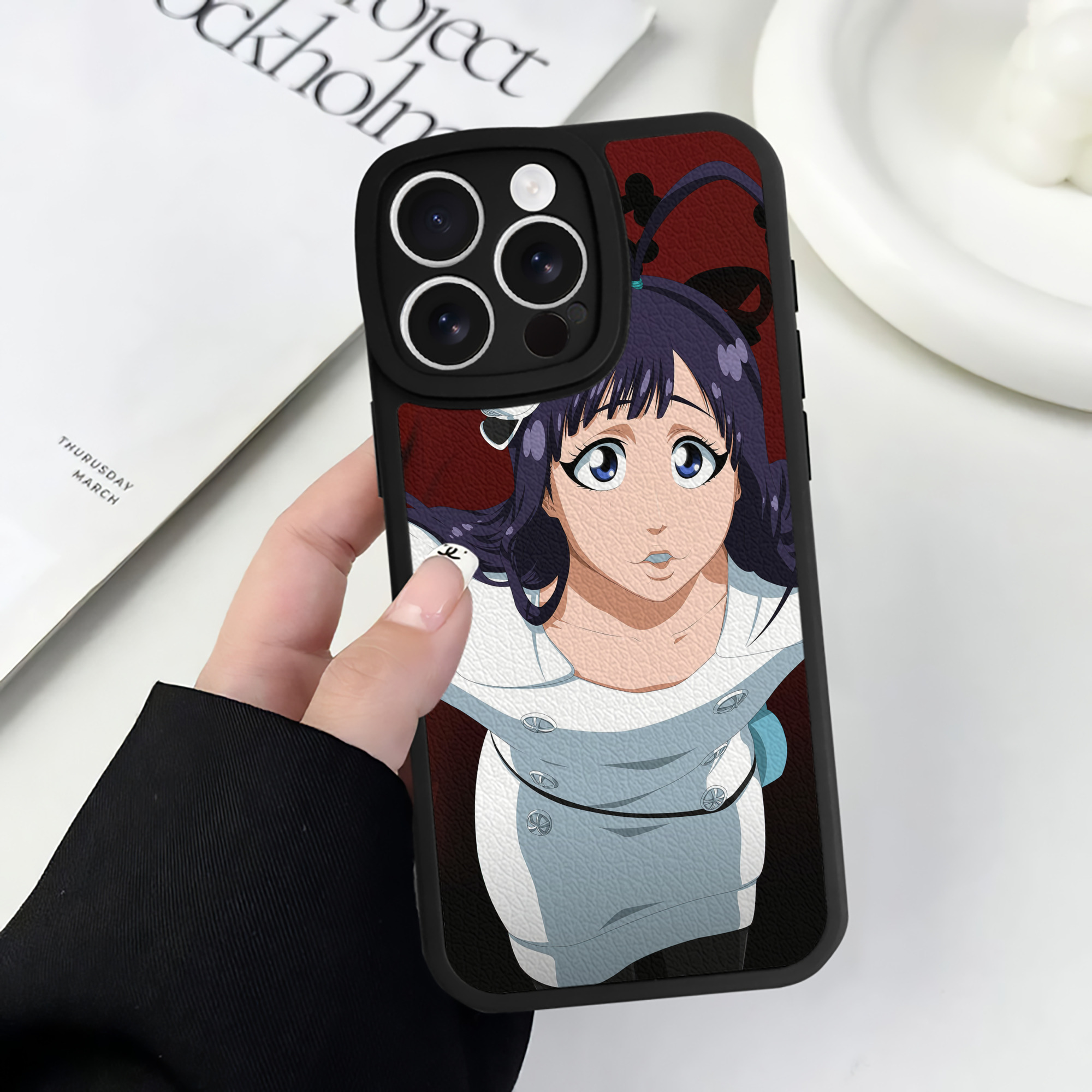 （画像用） ブリーチ BLEACH 【iPhone 16シリーズ対応】シリコンスマホケース（レザー調） 材質：シリコン
